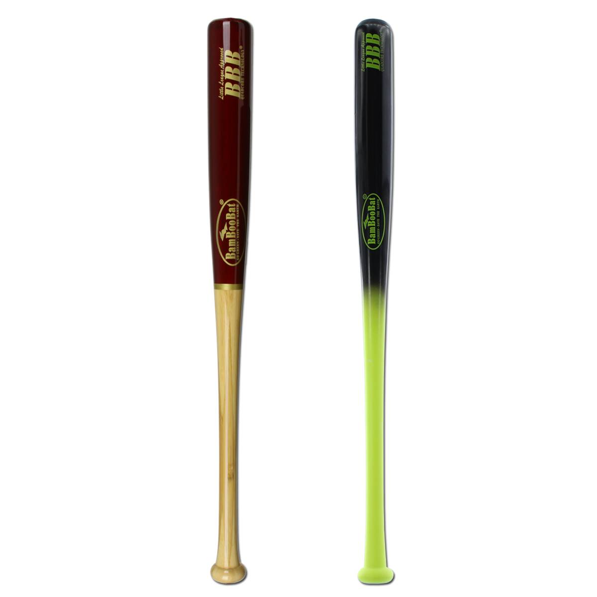 Bat Pack BamBooBat Bamboo Wood Youth Baseball Bats HNBRY and HYBBY