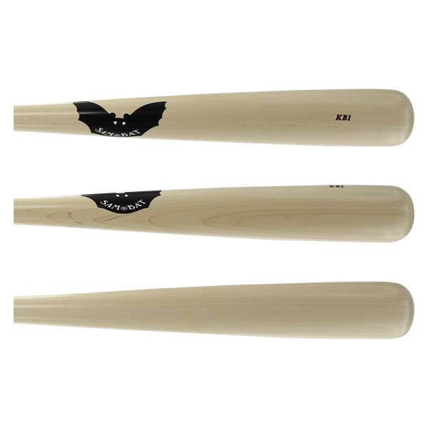 Sam Bat 3 2 1/2" Maple Wood Baseball Bat KB1 Natural