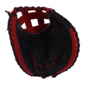 Mizuno MVP Prime SE Fastpitch Catchers Mitt: GXS50PSEF4- Navy/Red: Image #309536