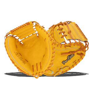 All Star Pro Elite Japan 34" Baseball Catcher's Mitt: CM3000J1YELBR: Image #467400