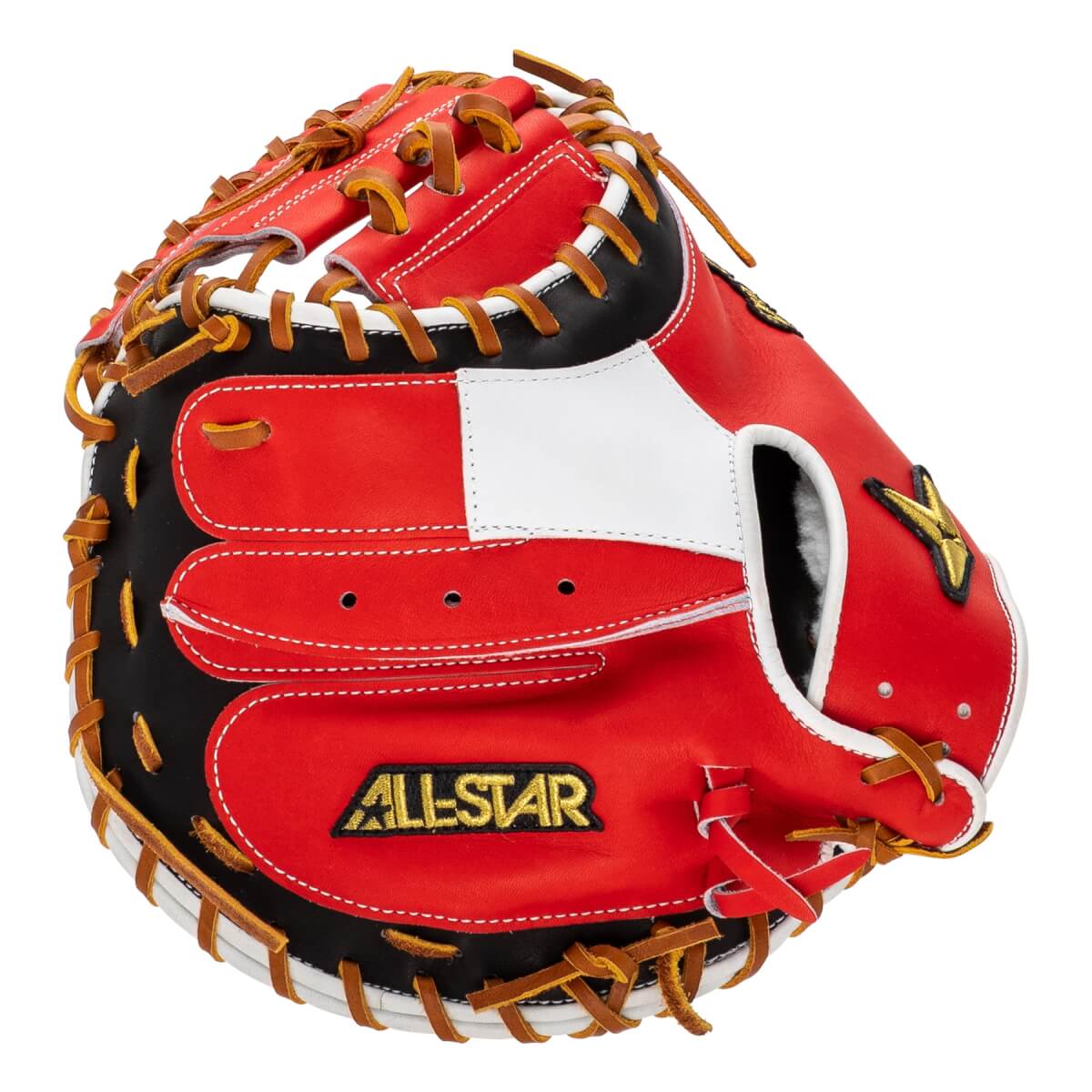 All Star Pro Elite Japan 34" Baseball Catcher's Mitt: CM3000J2RDBKWH: Image #465121
