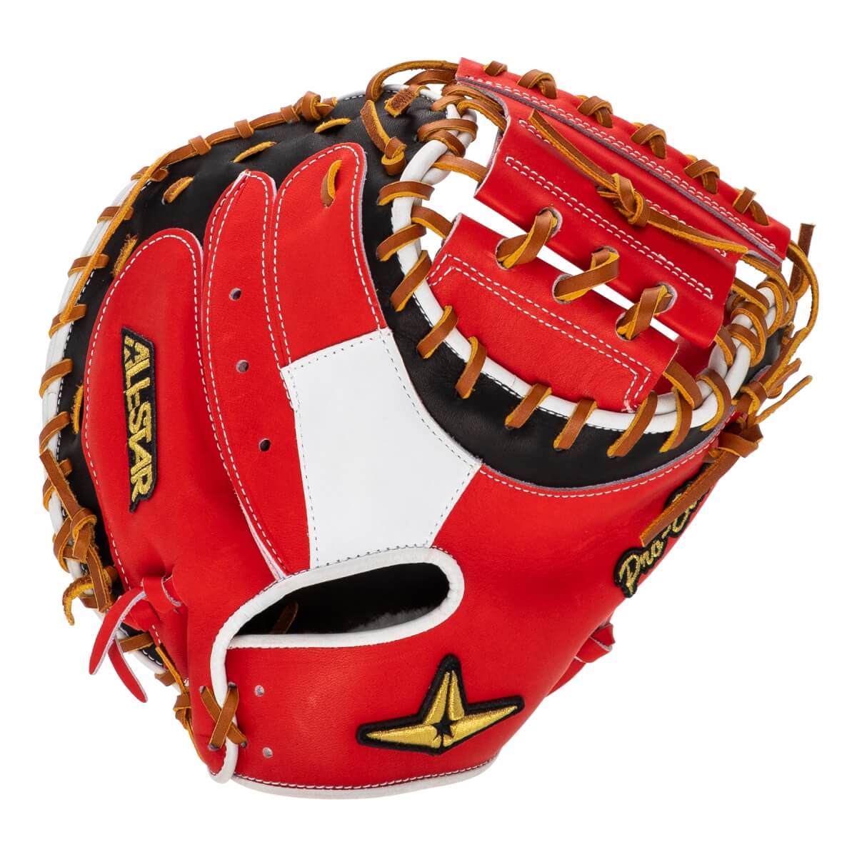All Star Pro Elite Japan 34" Baseball Catcher's Mitt: CM3000J2RDBKWH: Image #465123