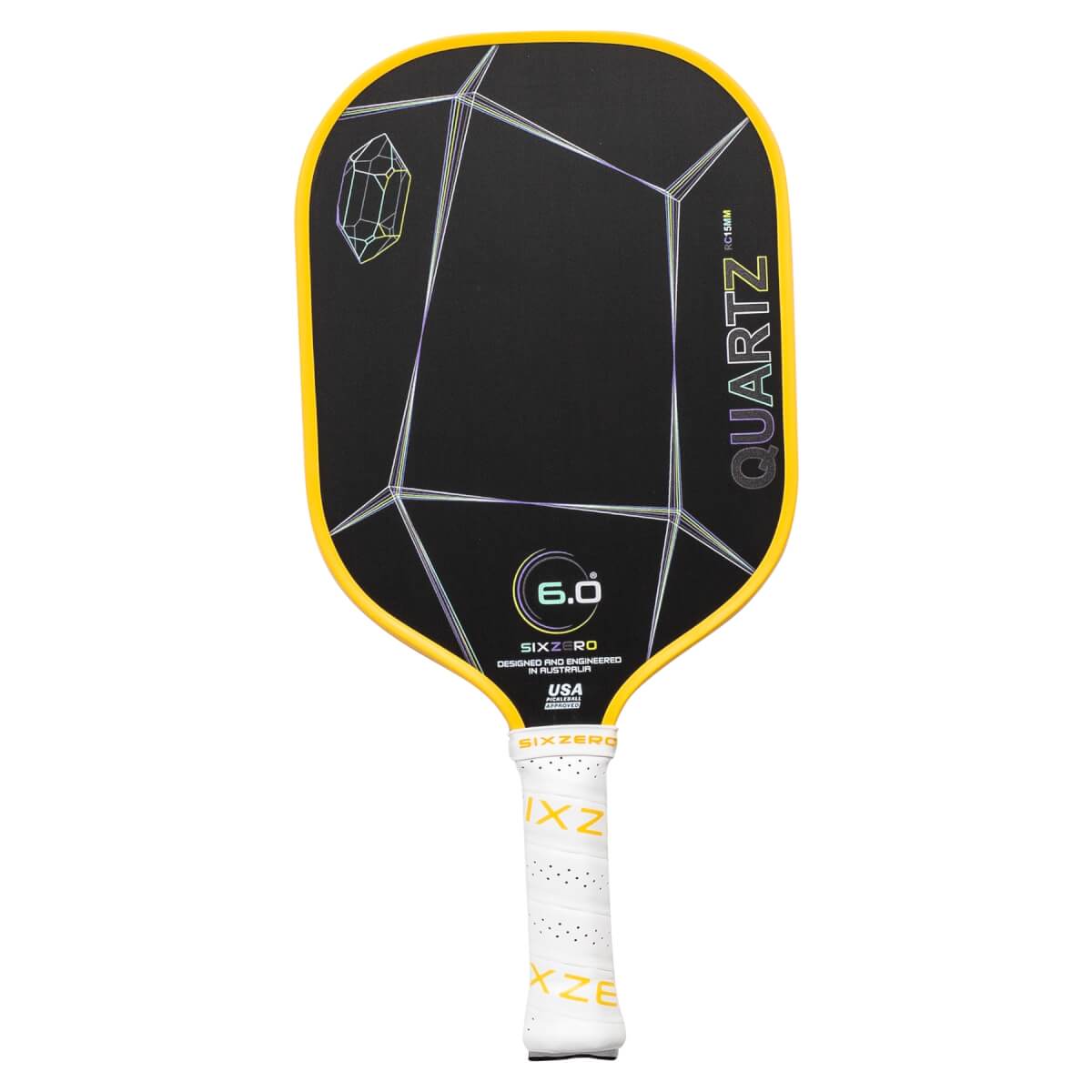 Six Zero Quartz 15mm Carbon Fiber Pickleball Paddle: Image #446464