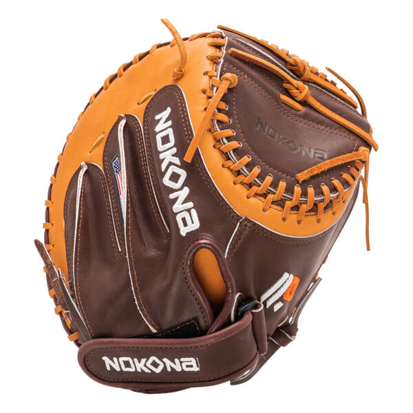 W-V3250 Velcro 32.5 Closed Web Fastpitch Catcher's Mitt - Nokona Ballgloves