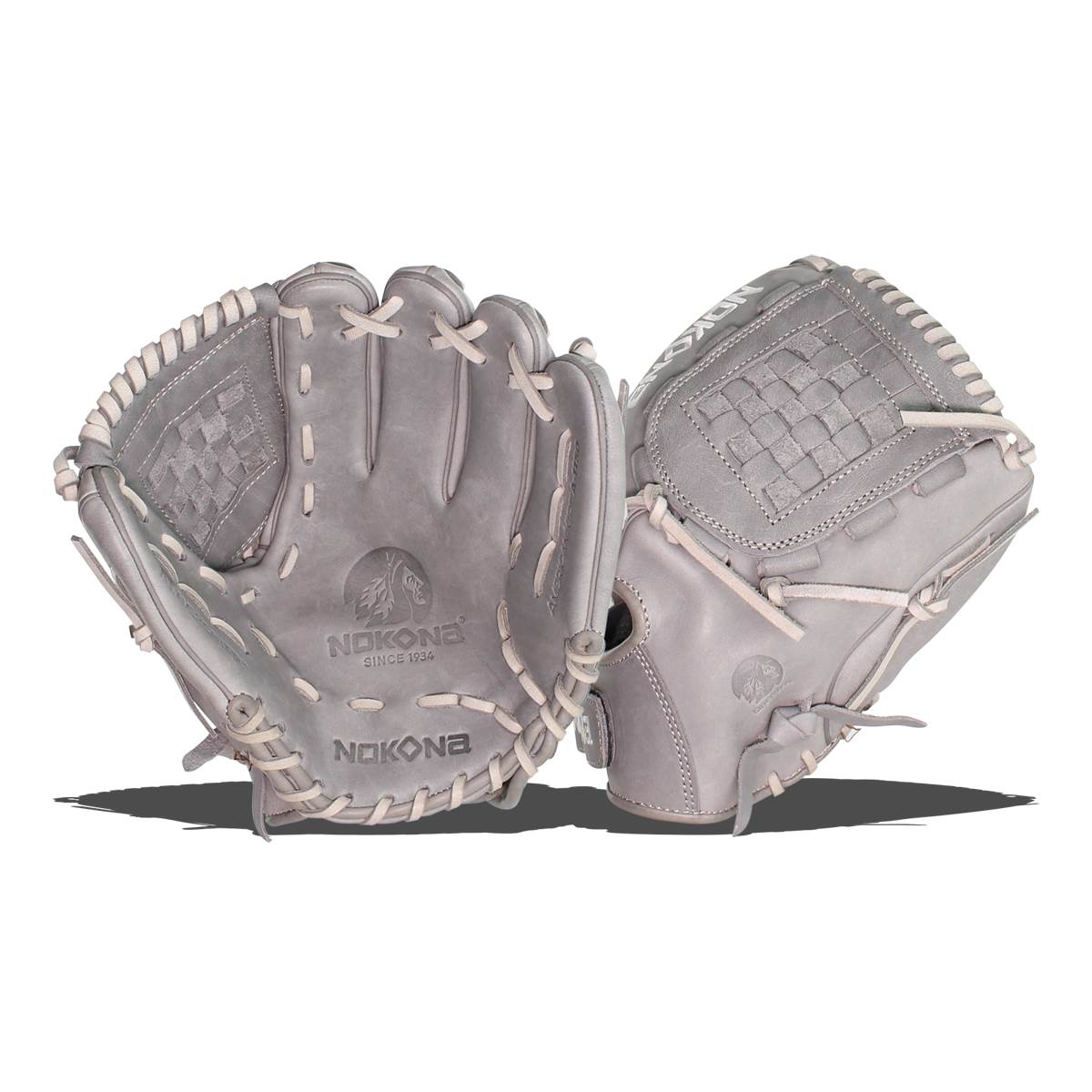 Nokona American Kip 11.5" Fastpitch Softball Glove: A-V1150CGR: Image #390051