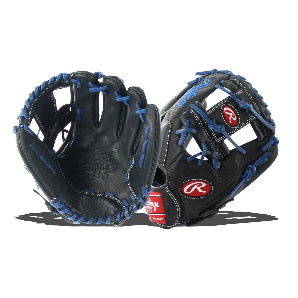 Gant De Baseball Enfant Spalding 11,5 Pouces, Noir Et Bleu, Poche Profonde, Occasion