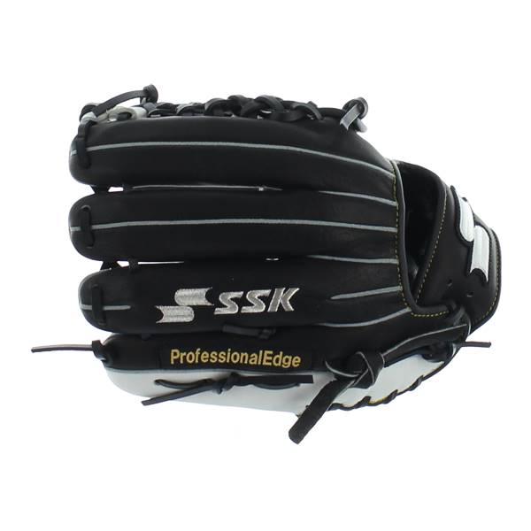 SSK Professional Edge Series #1.5 Baseball Glove: SUS120S2BW Black/White: Image #305504