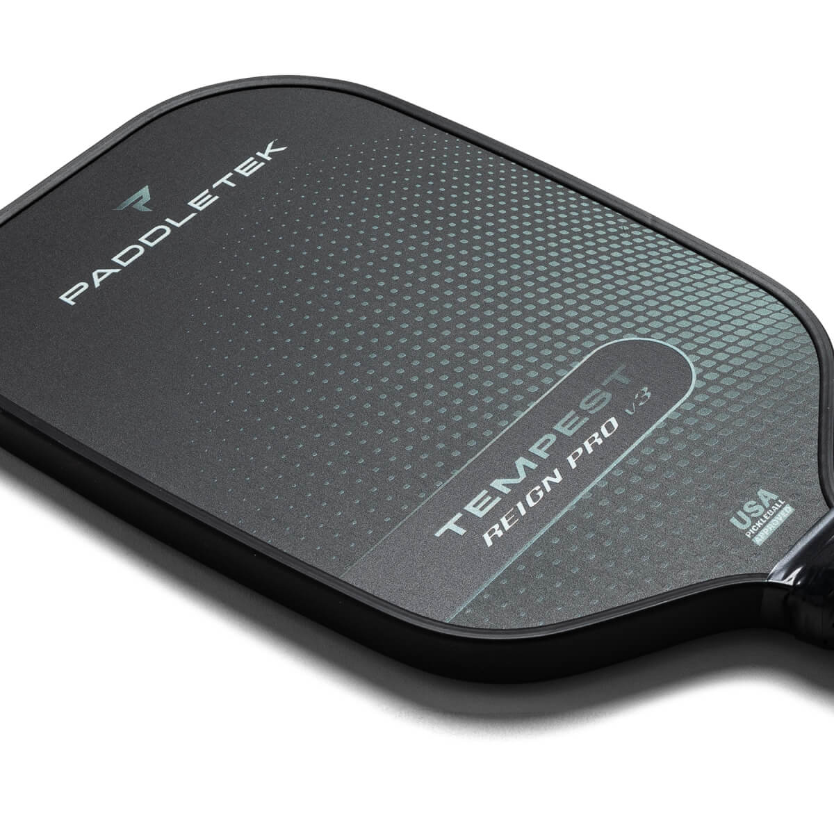 Paddletek Tempest Reign Pro V3 Middleweight Carbon Fiber Pickleball Paddle: Image #437609