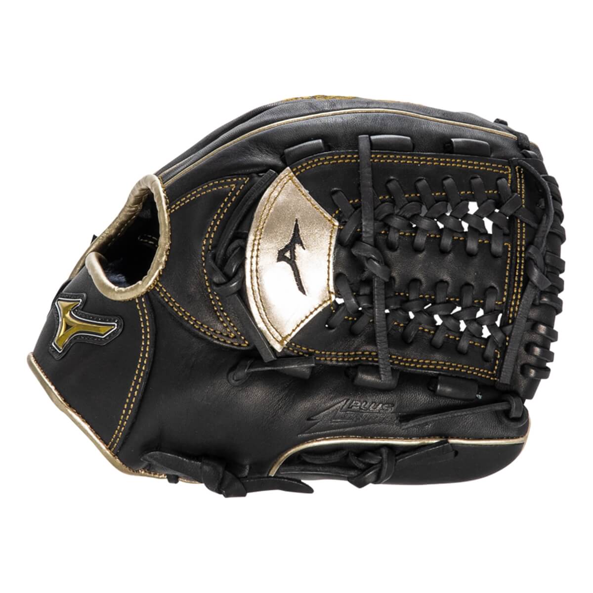 Mizuno MVP Prime SE 11.75'' Baseball Glove: GMVP1175PSE8 Black/Gold: Image #418012