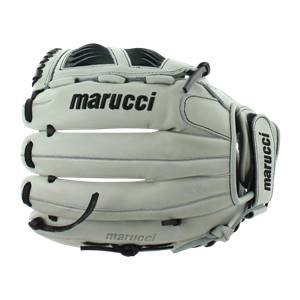 Marucci Adjustable 12.5" Fastpitch Softball Glove: MFGSB1250SV-GY/BK: Image #316285