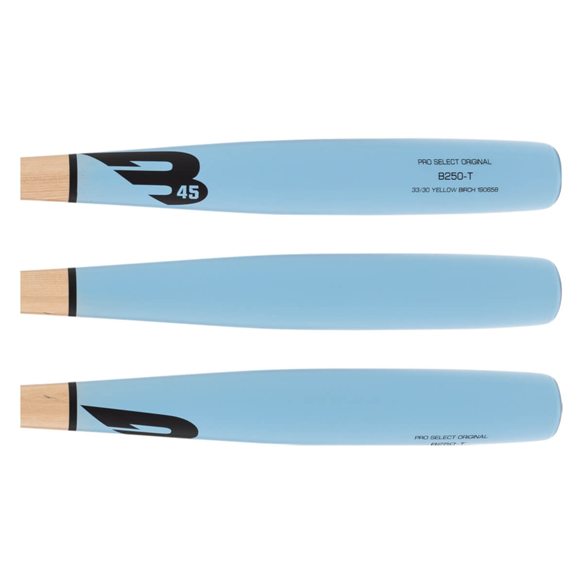 B45 Pro Select B250T Torpedo Birch Wood Baseball Bat: B250T: Image #456554
