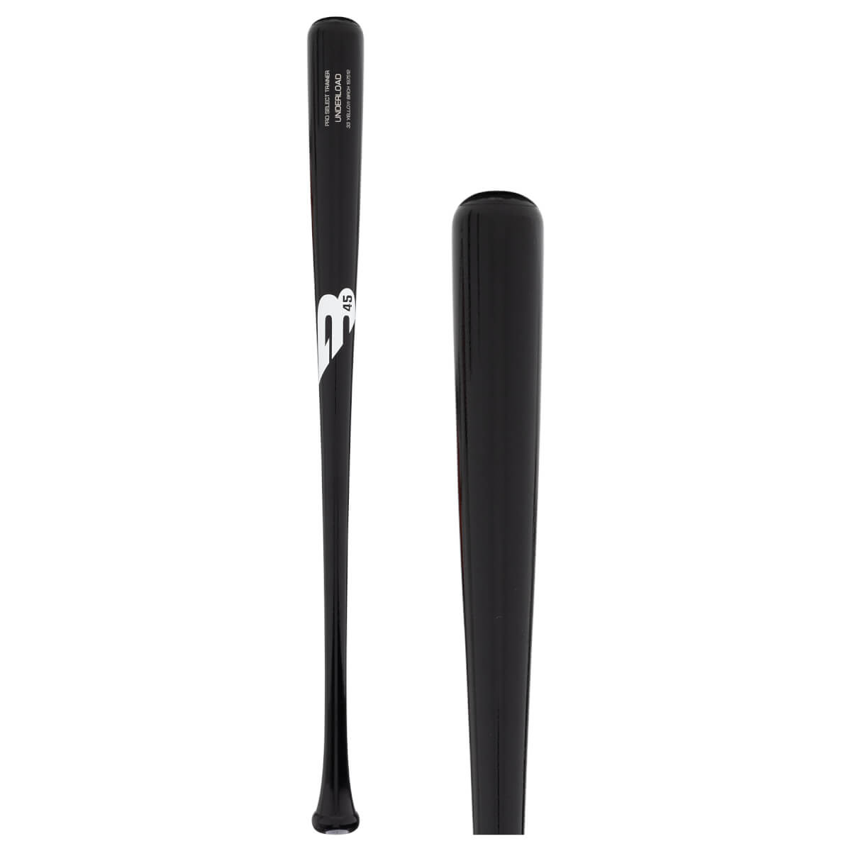 B45 Underload Birch Wood Training Baseball Bat: B45UVLTB: Image #467500