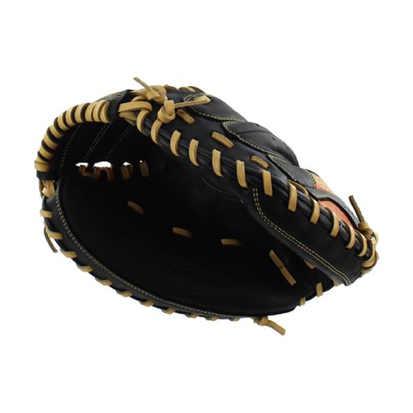 Louisville Slugger Omaha Series 5 Orange/Black Baseball Glove: FGS5OR6-CTM1 Catcher's Mitt: Image #308150