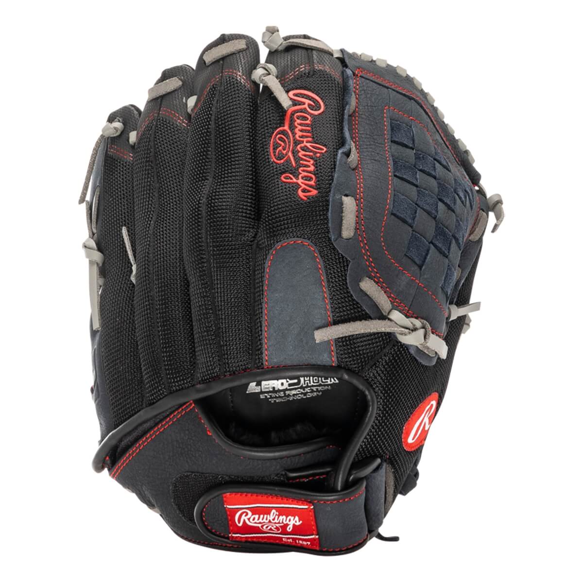 Rawlings Renegade 12.5" Slow Pitch Softball Glove: R125BGS: Image #428737