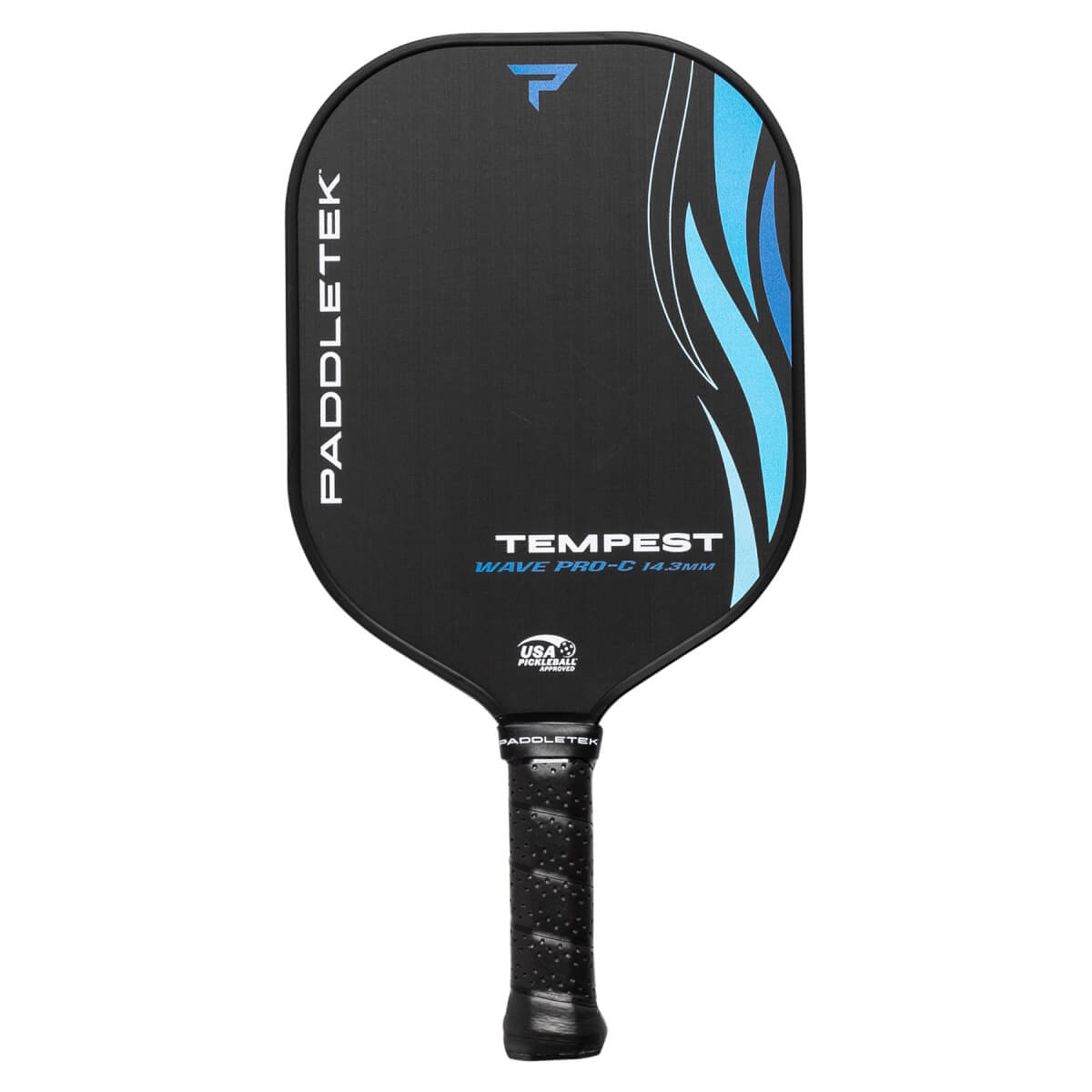 Paddletek Tempest Wave Pro-C 14.3mm Carbon Fiber Pickleball Paddle: Image #442943