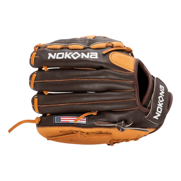 Nokona Alpha 12.5" Fastpitch Softball Glove: S-V1250C: Image #433038