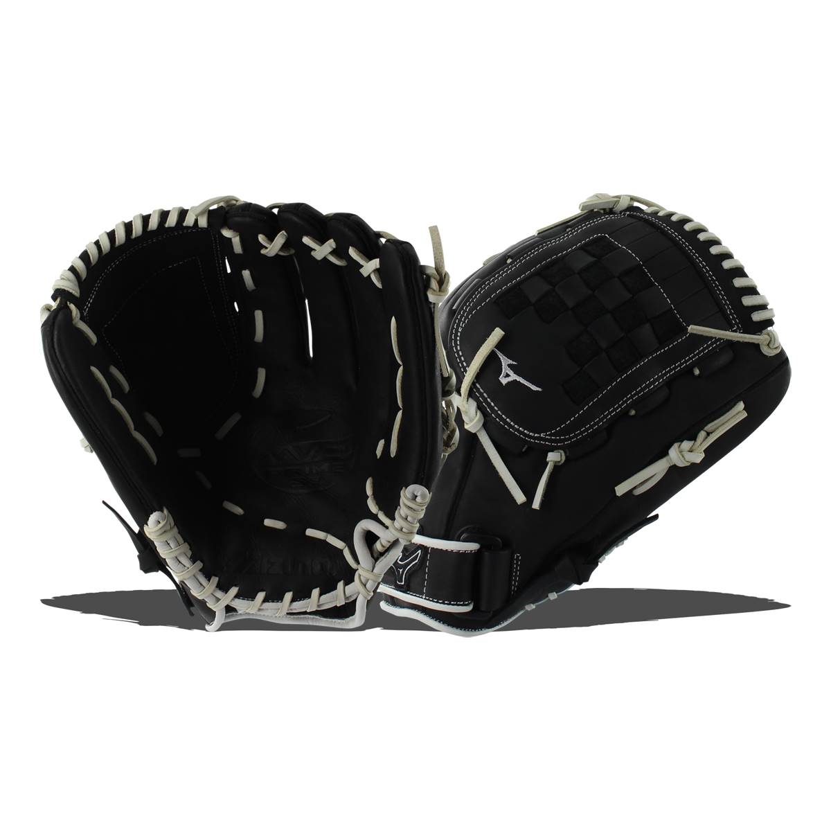 Mizuno MVP Prime SE 13" Fastpitch Softball Glove: GMVP1300PSEF6 Black / Silver: Image #315119