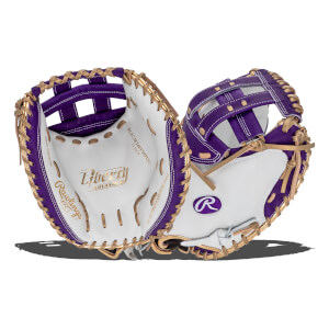 Rawlings Liberty Advanced Color Series 4.0 34" Fastpitch Softball Catcher's Mitt: RLACM34FPWPUG: Image #451206