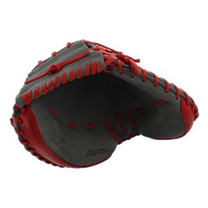 Mizuno MVP Prime SE Catchers Mitt: GXC50PSE4- Smoke/Red: Image #309155