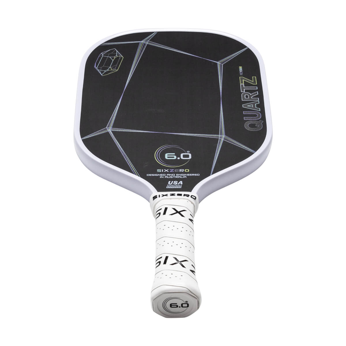 Six Zero Quartz 15mm Carbon Fiber Pickleball Paddle: Image #446460