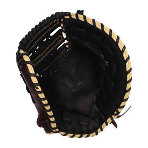 Mizuno MVP Prime 12.5'' First Base Mitt: GXF50B3BC Black/Cherry: Image #379644