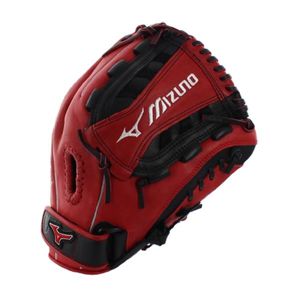 Mizuno MVP Prime SE Fastpitch Glove: GMVP1200PSEF4- Red/Black: Image #309243