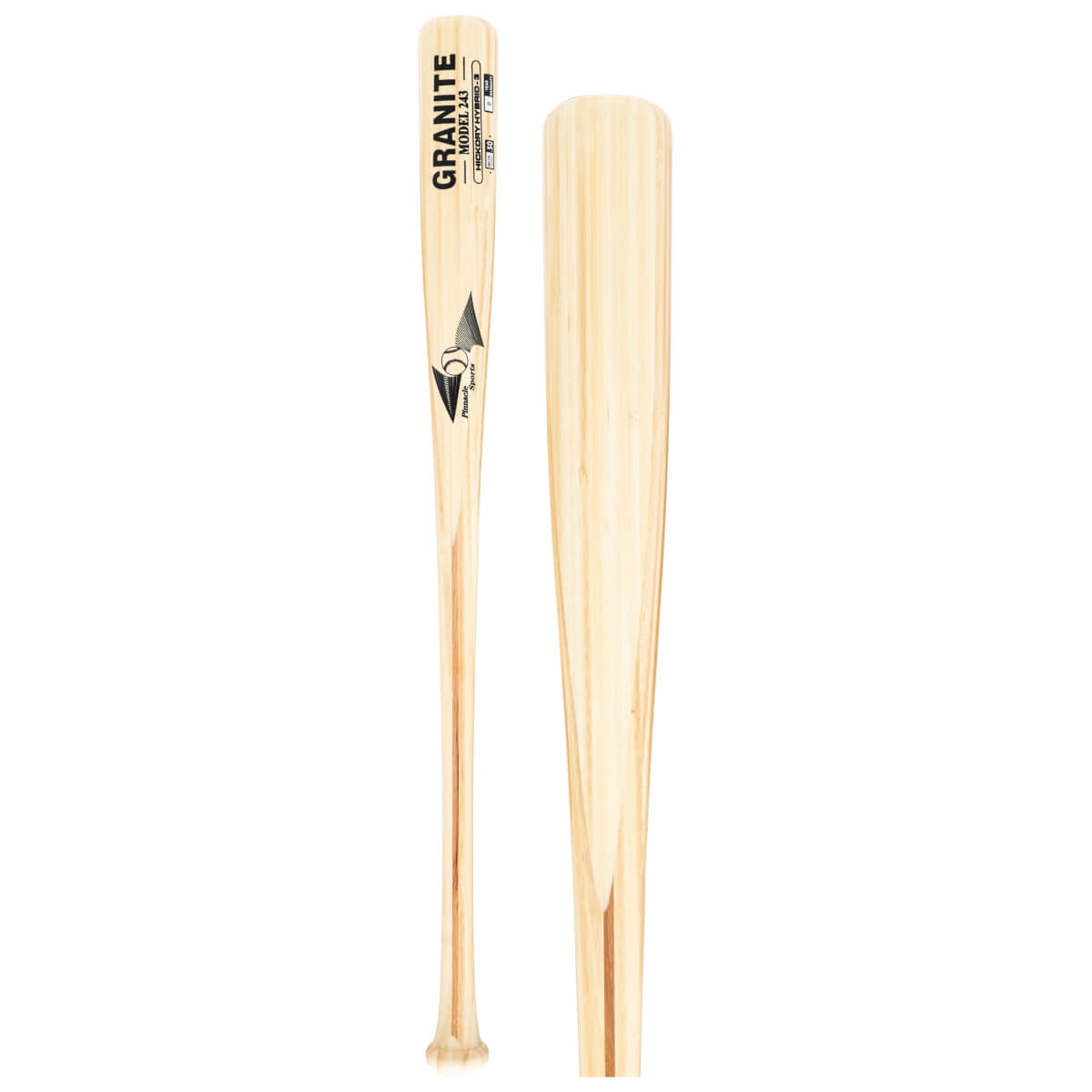 BamBooBat Granite 243 Hybrid Wood BBCOR Baseball Bat: GR-HNBN243