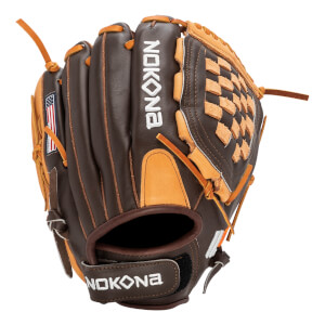 Nokona Alpha 12.5" Fastpitch Softball Glove: S-V1250C: Image #433040