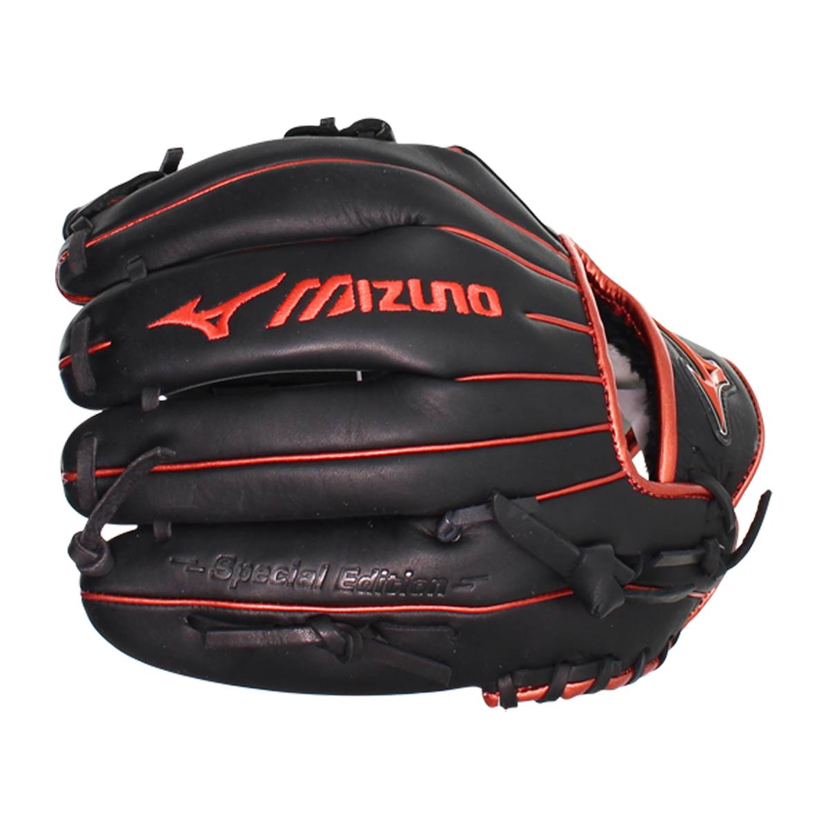 Mizuno MVP Prime SE 11.5" Baseball Glove: GMVP1154PSE8 Black/Red: Image #380225