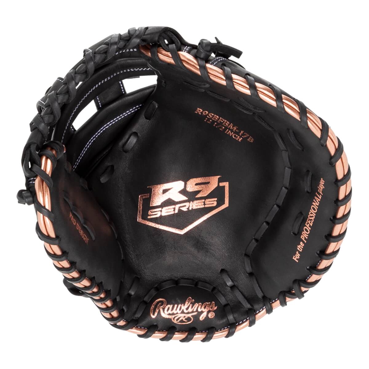 Rawlings R9 12.5" Fastpitch Softball First Base Mitt: RR9SBFBM-17B: Image #447115