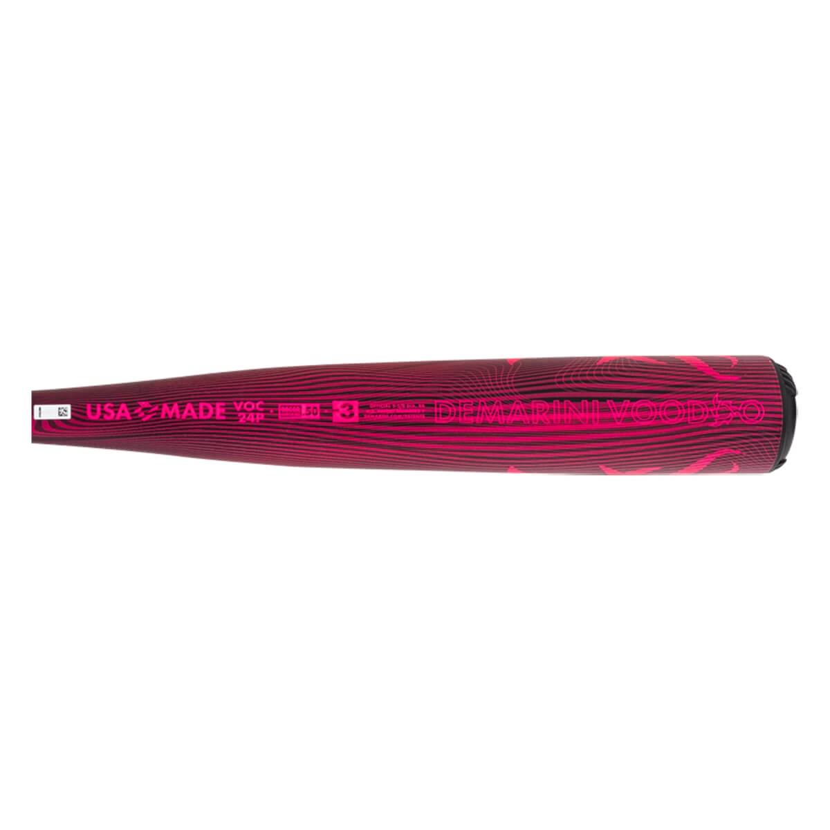 DeMarini Voodoo One Pink BBCOR Baseball Bat: WBD2557010: Image #440993