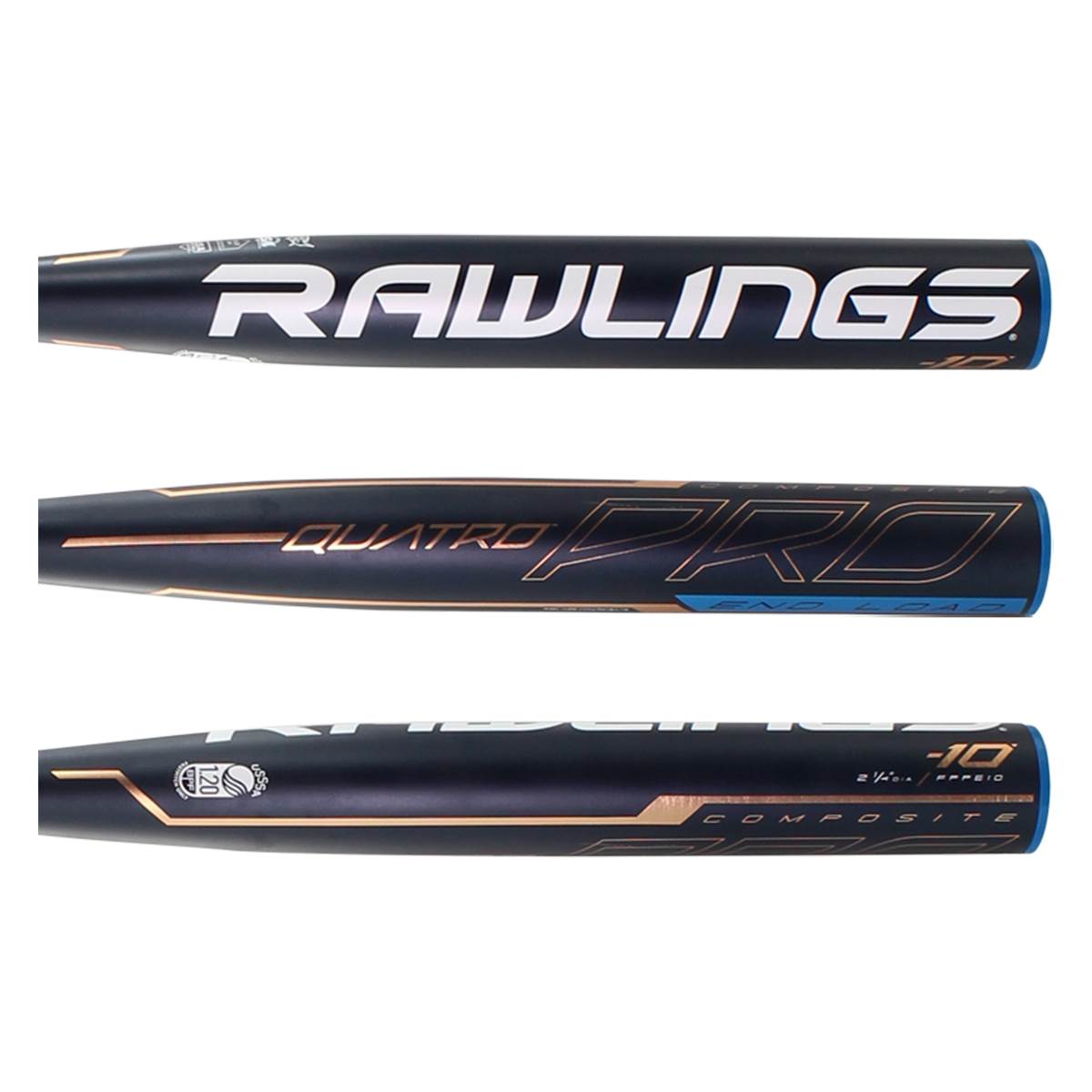 Rawlings Quatro Pro End Load 10 Fastpitch Softball Bat (FPPE10