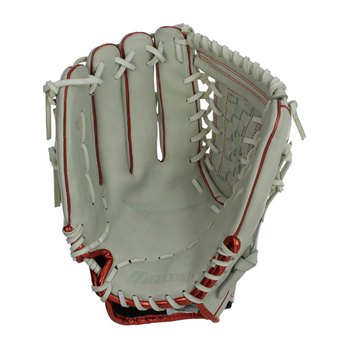 Mizuno MVP Prime SE 13'' Fastpitch Softball Glove: GMVP1300PSEF8  White/Red: Image #379707