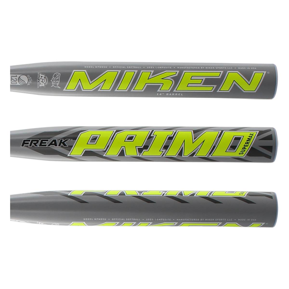 New!! 2020 Miken Freak Primo Slowpitch Softball Bat Supermax USSSA MPMOSU 34//27