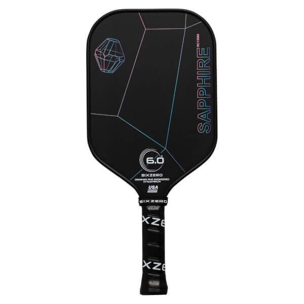 Six Zero Sapphire Gen2 Carbon Fiber Pickleball Paddle: Image #449419