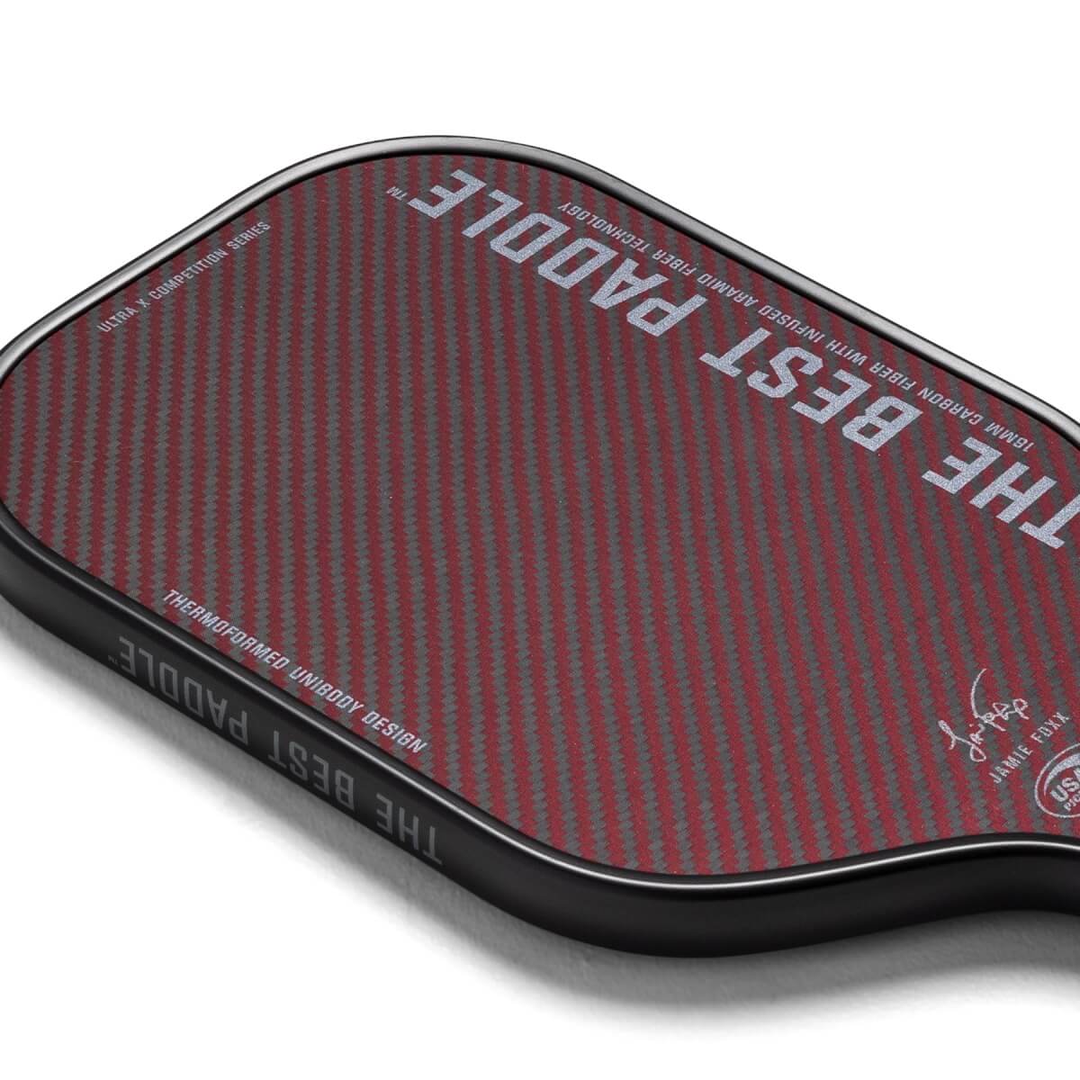 The Best Paddle Ultra X Raw Carbon + Aramid Fiber Pickleball Paddle: Image #442465