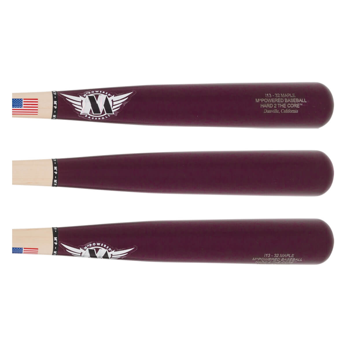 M^Powered H2TC™ Pro Maple Wood Baseball Bat: H2TCI13: Image #414558