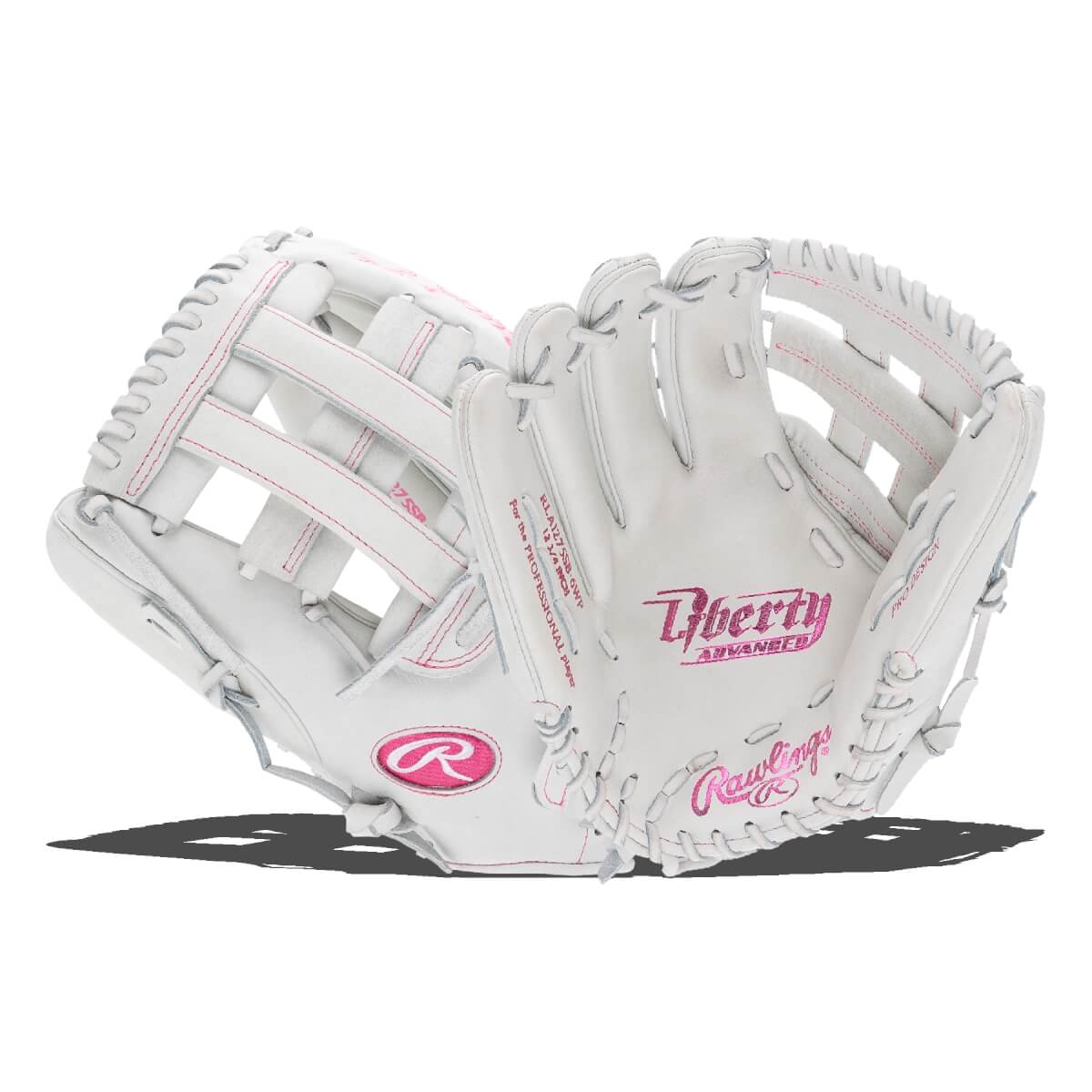Rawlings Liberty Advanced Color Series 4.0 12.75" Fastpitch Softball Glove: RLA1275-6WP: Image #450390