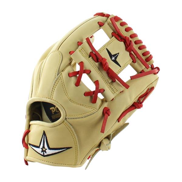 All Star System Seven 11.5" Baseball Glove: FGS7-IF Tan / Red: Image #317061