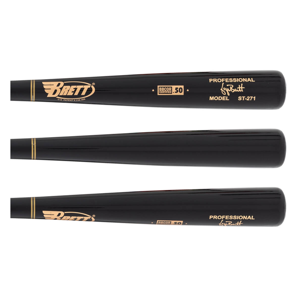 Brett Bros. Maple/Ash Wood BBCOR Baseball Bat (ST271 Adult