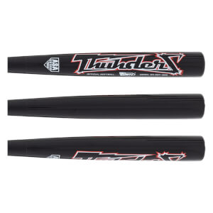 Brett Bros. Thunder Bamboo/Maple Wood ASA Slow Pitch Softball Bat: SST500 Black: Image #457779