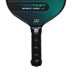 Paddletek Tempest Wave Pro V3 Middleweight Carbon Fiber Pickleball Paddle: Image #439201