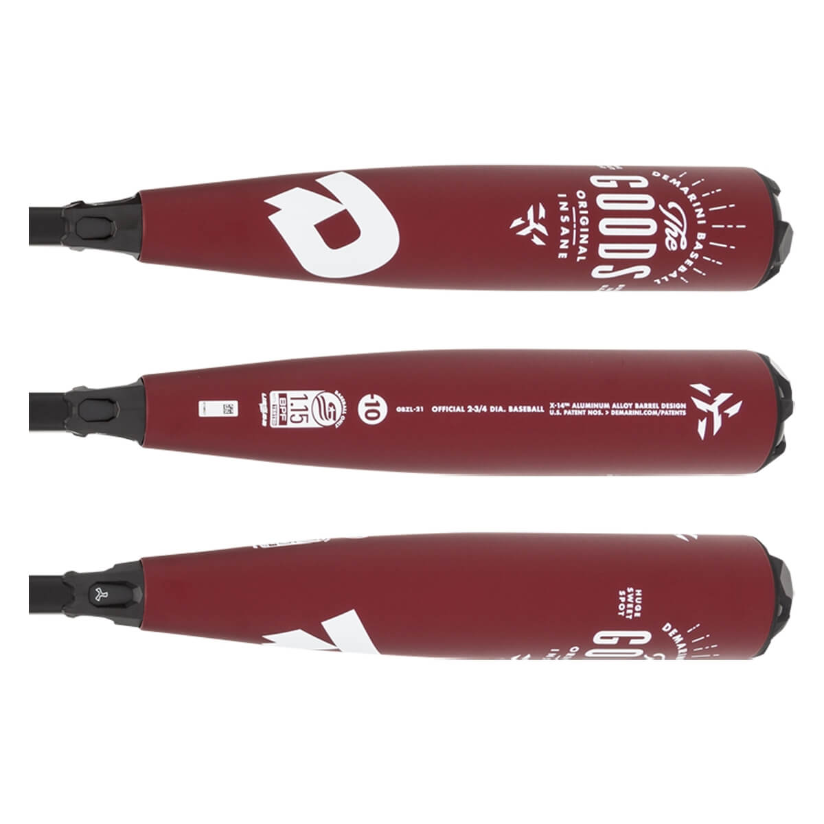 DeMarini 2024 The Goods (-5) USSSA Bate de béisbol - 31 pulgadas/26 onzas