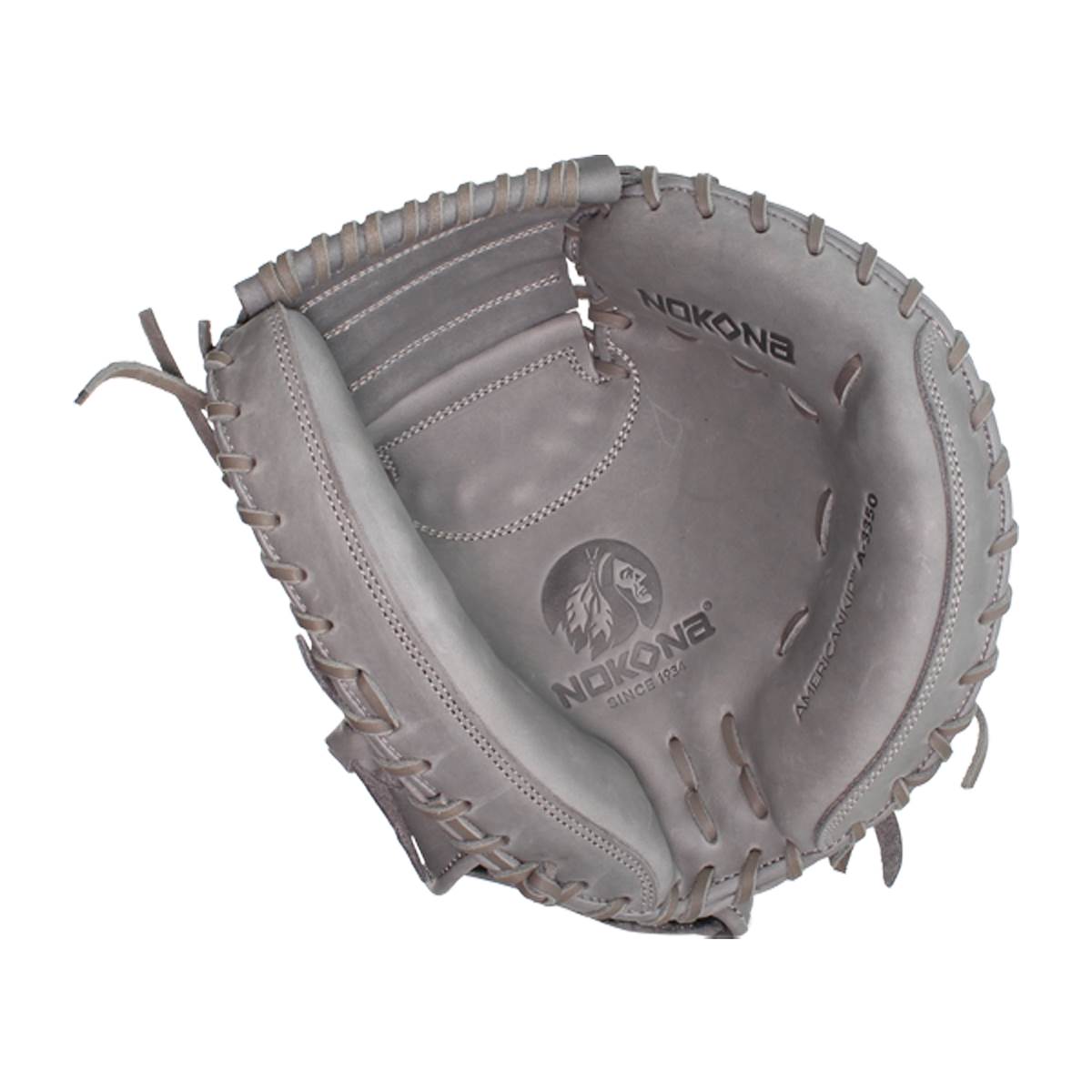 Nokona American Kip 33.5" Baseball Catcher's Mitt: A-3350CGR: Image #383301
