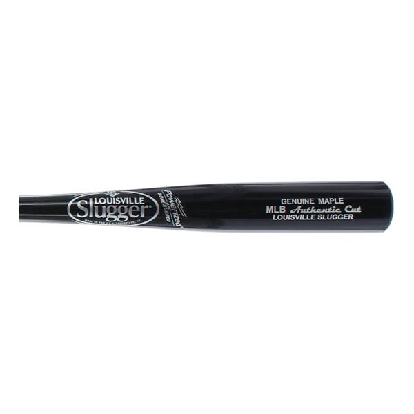 Louisville Slugger MLB Authentic Cut Black High Gloss Maple Wood
