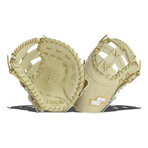 SSK White Line 13" Dimple First Base Baseball Glove: S19TV1901: Image #374324