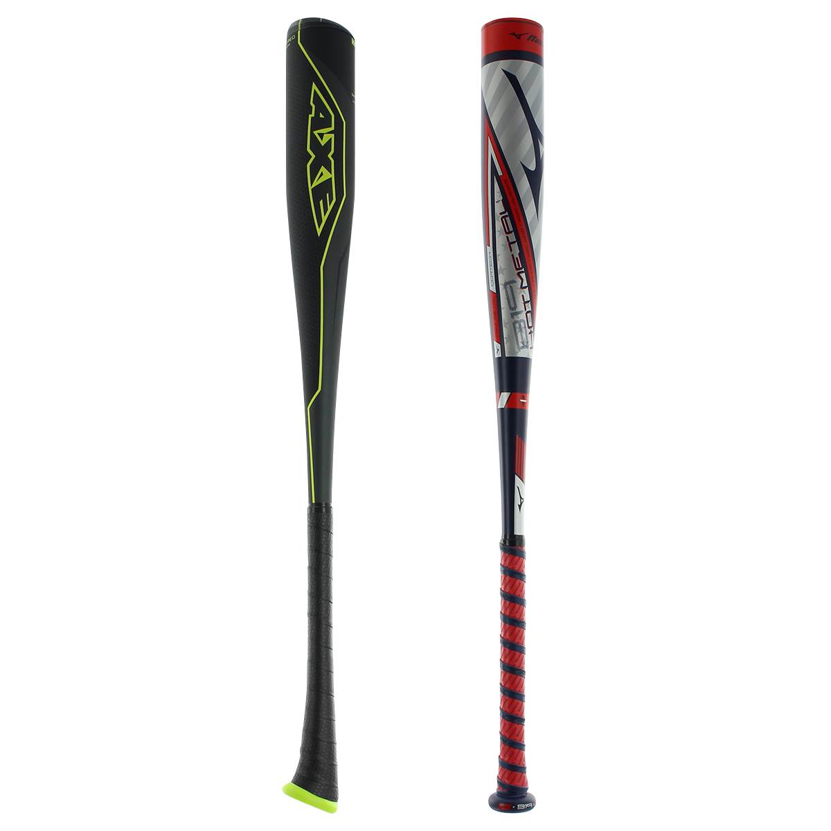 Bat Pack Axe Origin 8 and Mizuno Hot Metal 8 USSSA Baseball Bats