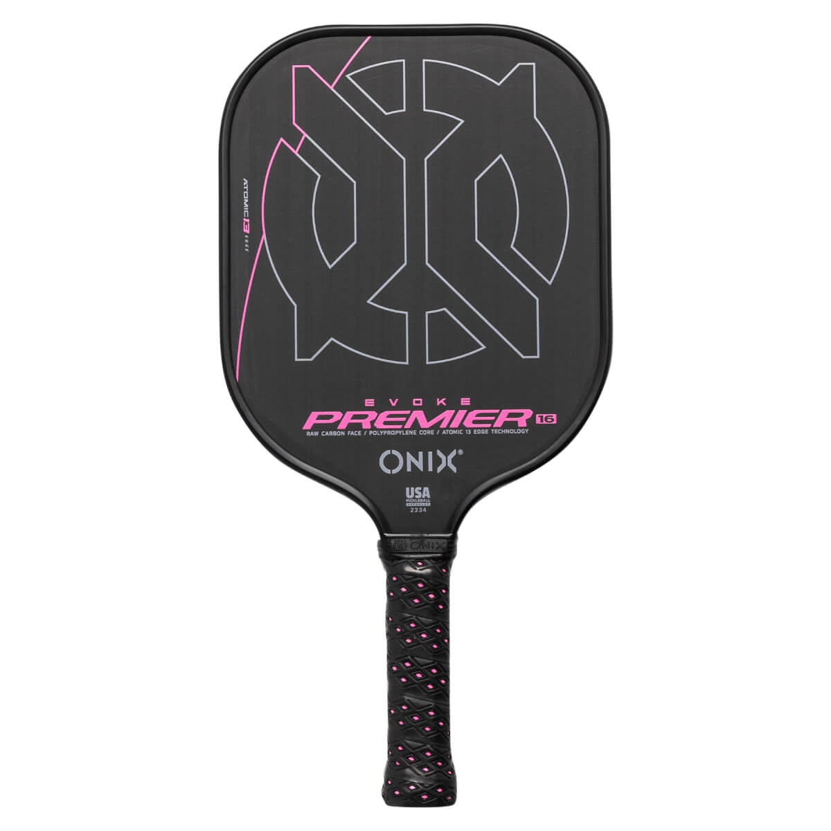 Onix Evoke Premier Pro Raw Max Control Carbon Fiber Pickleball Paddle: Image #441393
