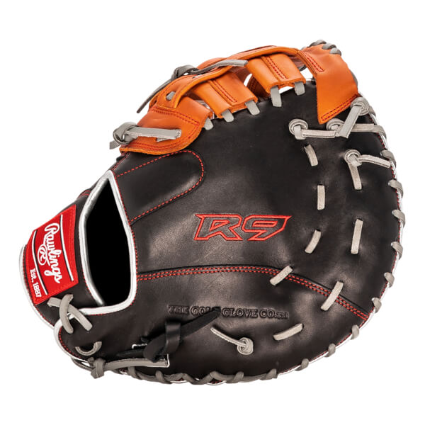 Rawlings R9 Contour Series 12 First Base Mitt: R9FMU-17BT