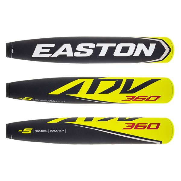 EASTON ADV 360 バット 32in-5 イエロー/ブラック Amazon.com : Easton YBB22ADV10 ADV 360 32/22 2 5/8-10